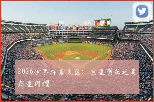 2026世界杯南美区:巨星陨落还是新星闪耀